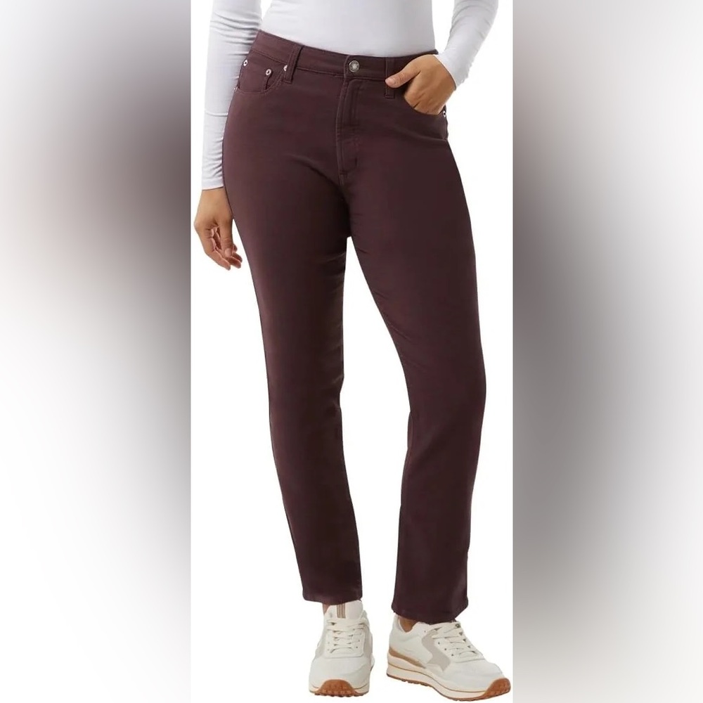 32 Degrees Women's Purple Straight Leg Jeans